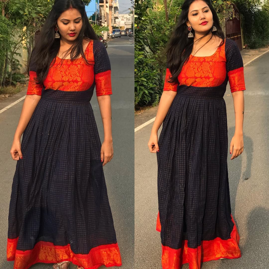 Sungudi dress