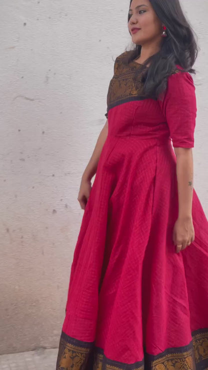 Sungudi dress