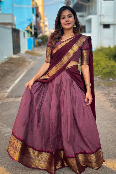 Pushpa Half saree